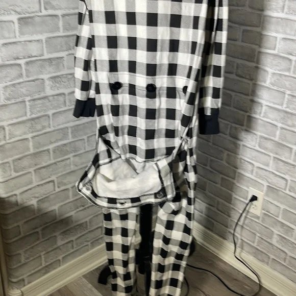 NWT Silver Lilly Oh Deer Slim Buffalo Plaid Flapjack Pajamas - Picture 7 of 17